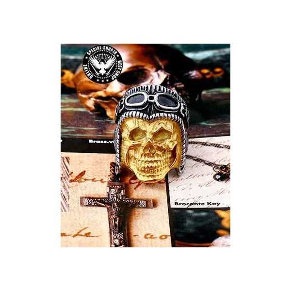 انگشتر  جمجمه خلبان آمریکایی