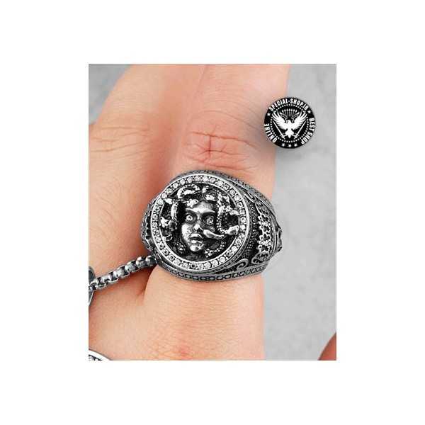 انگشتر دست ساز مدوسا