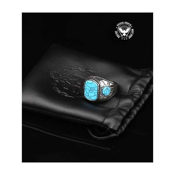 انگشتر فیروزه مدل TQ6