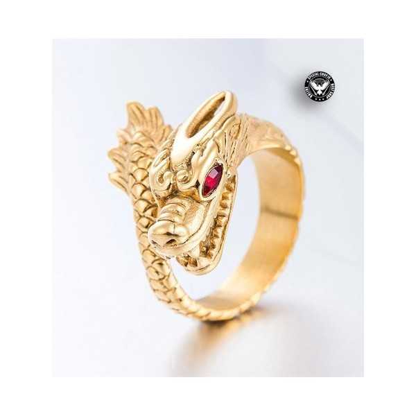 انگشتر فوق العاده دراگون روکش طلا