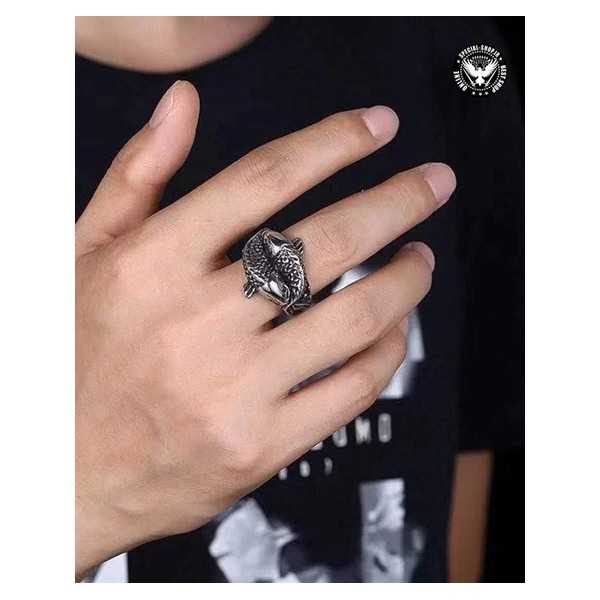 انگشتر 2 ماهی ویژه متولدین اسفند