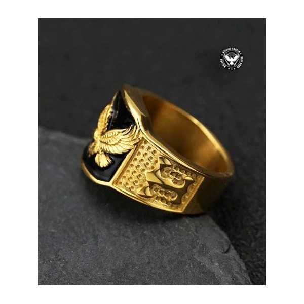 انگشتر امریکایی روکش طلا  CKJ36