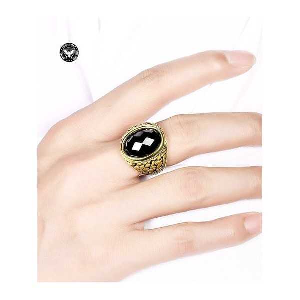 انگشتر فرمانروایی سکوت ( روکش طلا )