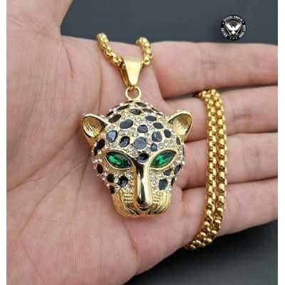 گردنبند فوق لاکچری ببر روکش طلا ( دارای کلیپ تصویری)  SKULL RING جواهرات 2,470,000.00 2,470,000.00 2,470,000.00 2,470,000.00