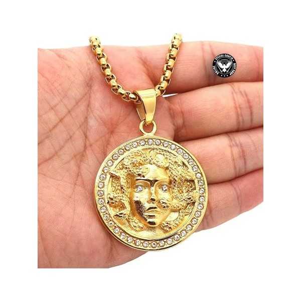 گردنبند افسون مدوسا( روکش طلا )