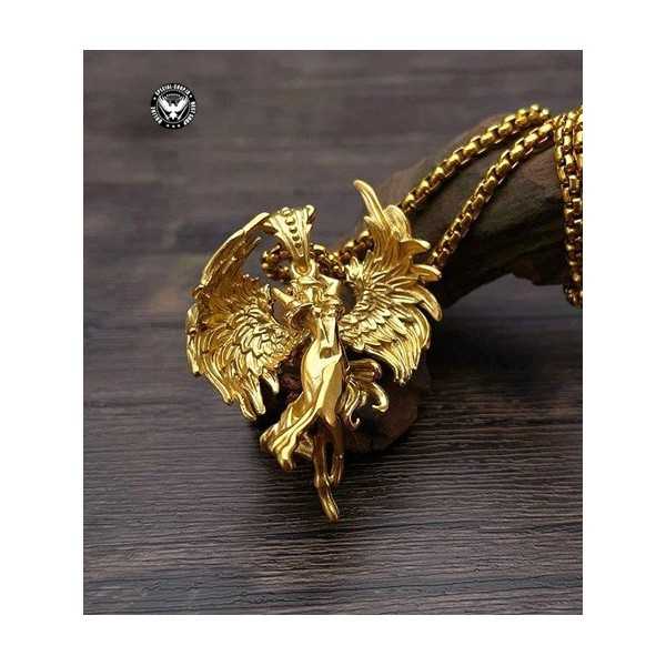 گردنبند روکش طلا ANGEL77 ( دارای کلیپ تصویری)