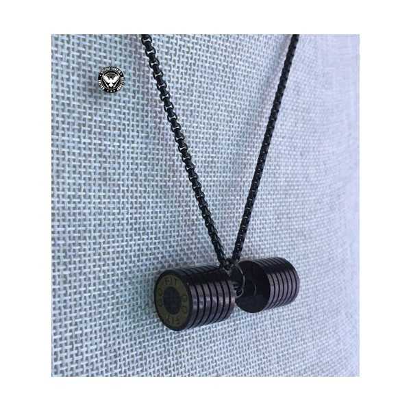 گردنبند بسیار خاص دمبل ( دارای کلیپ تصویری )