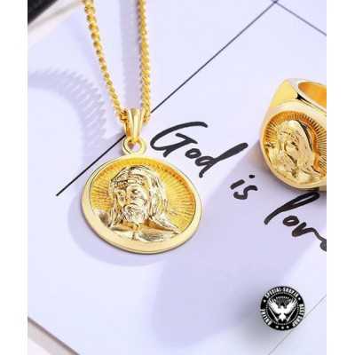 گردنبند روکش طلای مسیح