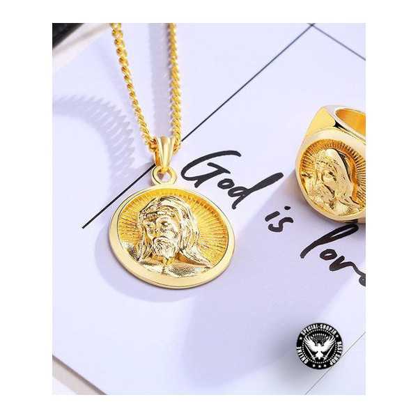 گردنبند روکش طلای مسیح
