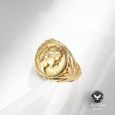 انگشتر سزار رم باستان با روکش طلا و ساخت کشور کانادا