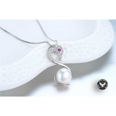 گردنبند نقره و مروارید TG8004