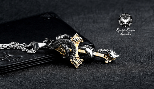گردنبند صلیب و اژدها فروشگاه خاص