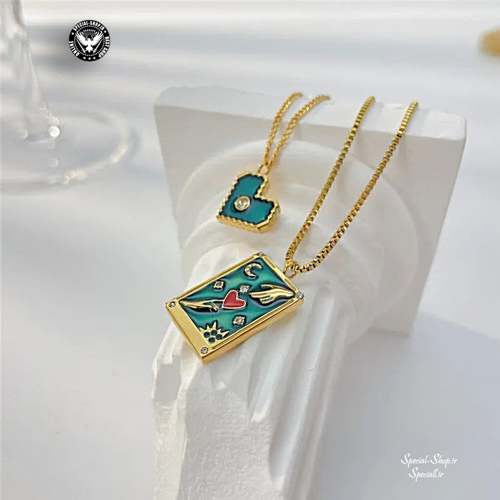 گردنبند قلب دو عددی