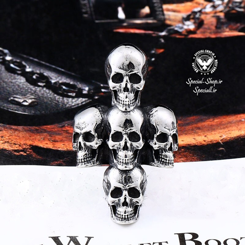 انگشتر اسکلت و جمجمه
