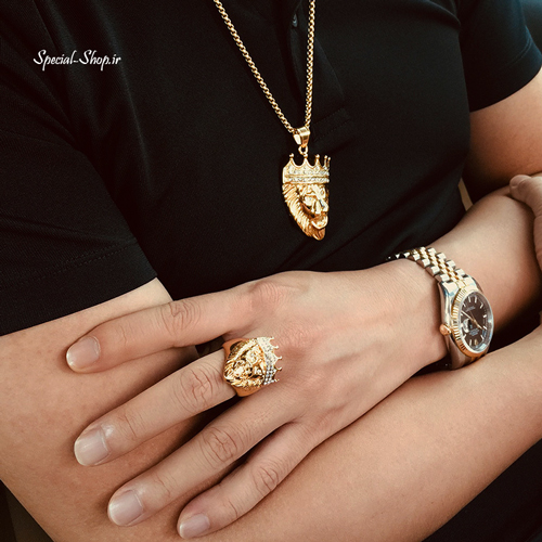 گردنبند و انگشتر شیر